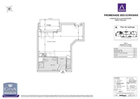 Location Appartement 1 pièce 31m² TRELAZE 49800 - Photo 2