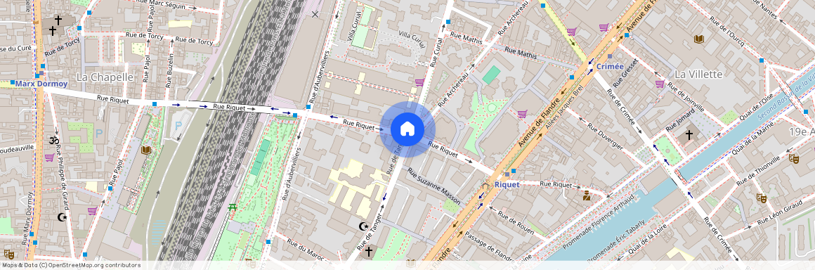 Rue Riquet, Francja, Paris