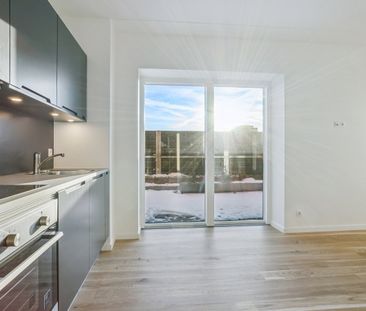 Dejlig 2-vær bolig med kæmpe terrasse (6,5 meter lang). Depotrum i ... - Photo 4