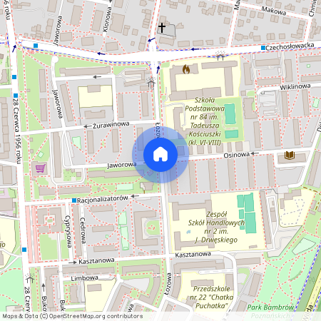 ul. Łozowa, Dębiec, Wilda, Poznań, wielkopolskie