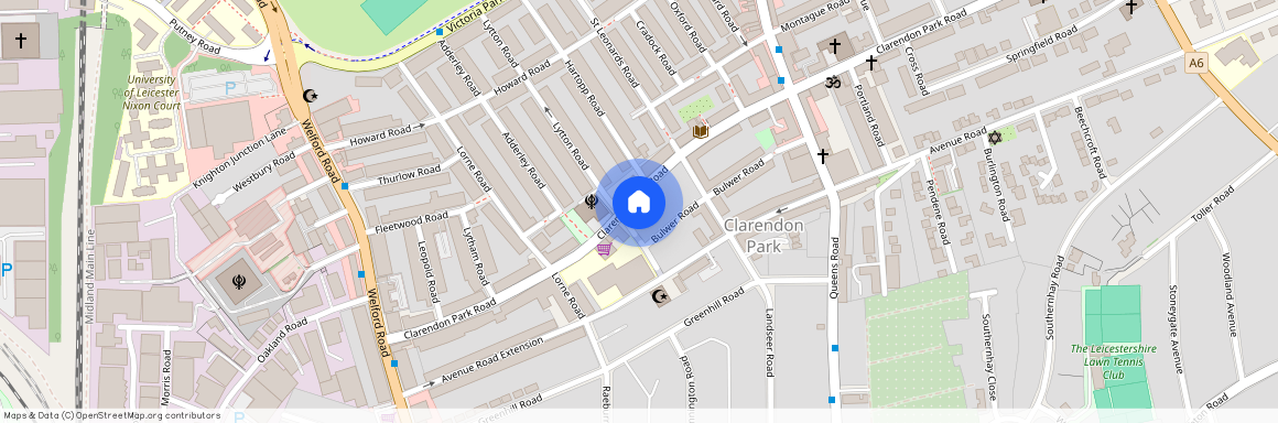 Clarendon Park Road, Leicester.