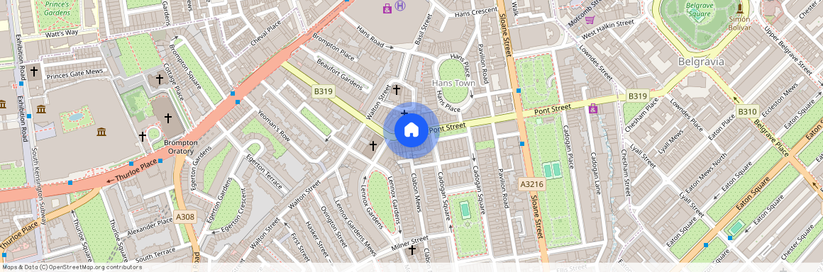 Pont Street, Knightsbridge, London, SW1X