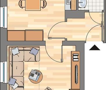 Klein, gut, günstig!! Bezugsfertige 2-Zimmer-Wohnung in Herne Mitte... - Photo 2