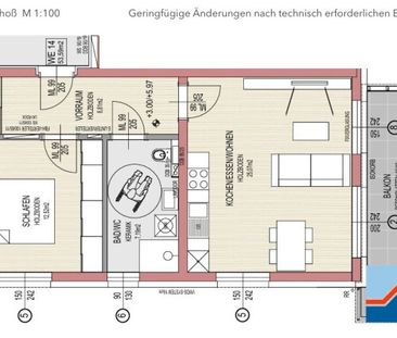 Schöne 2- Zimmerwohnung mit Balkon und Parkplatz! - Foto 6