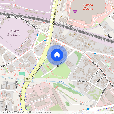 ul. Krucza, Centrum, Zielona Góra, lubuskie