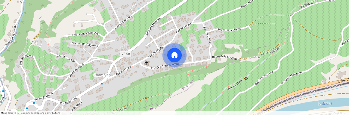 1971, Champlan (Grimisuat), Rue des Grandchamps, 19