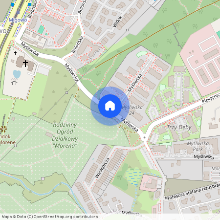 ul. Myśliwska, Piecki-Migowo, Gdańsk, pomorskie