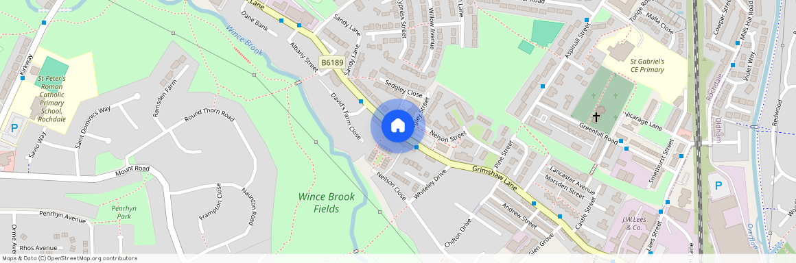 Grimshaw Lane, Middleton, Manchester, Greater Manchester, M24