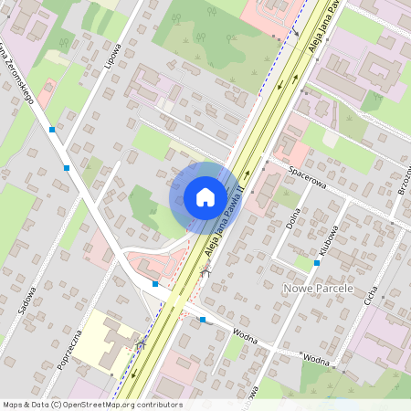 Wołomiński, Radzymin, Aleja, Jana, Pawła, II