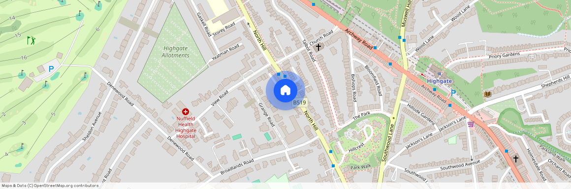 59b North Hill, London, N6 4BS, United Kingdom