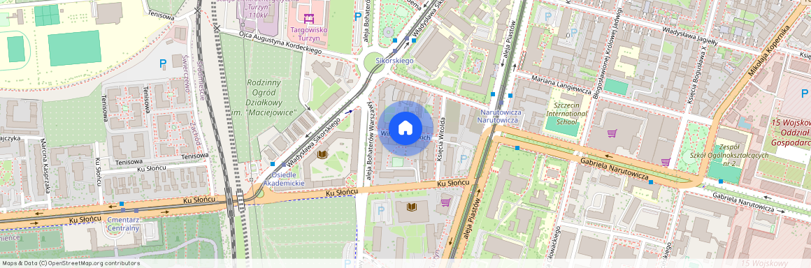 ul. Wilków Morskich, Turzyn, Śródmieście, Szczecin, zachodniopomorskie