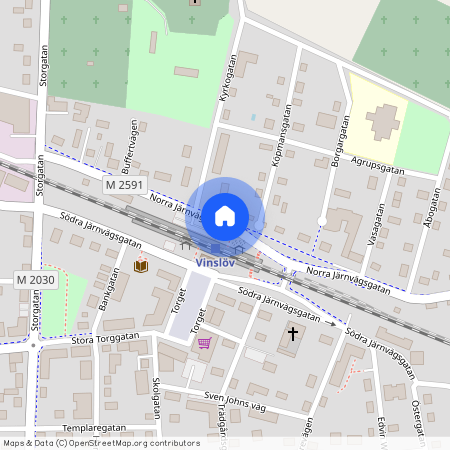 Norra Järnvägsgatan, Vinslöv