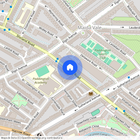 Shirland Road, Maida Vale / Queens Park W9, London