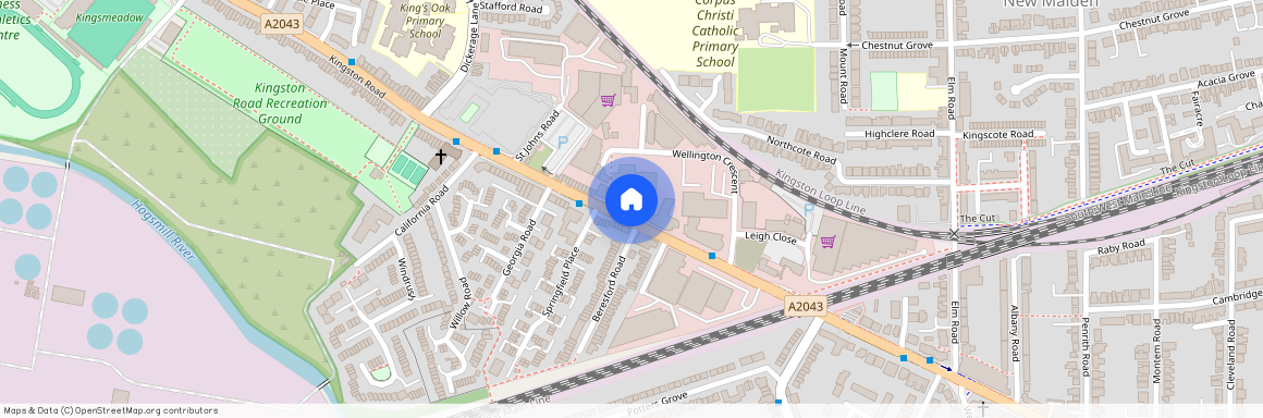 173 Kingston Rd, KT3 3SS, New Malden