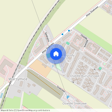 ul. Tęczowe Ogrody, Warzymice, Kołbaskowo, policki, zachodniopomorskie