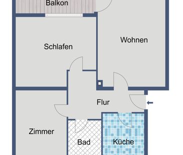 WBS für 3 Personen erforderlich - Erdgeschosswohnung in ruhiger Lage! - Photo 3