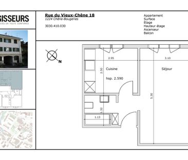 Appartement situé à Chêne-Bougeries - Foto 5