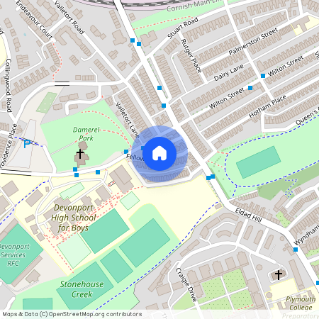 Fellowes Place, Stoke, Plymouth, PL1