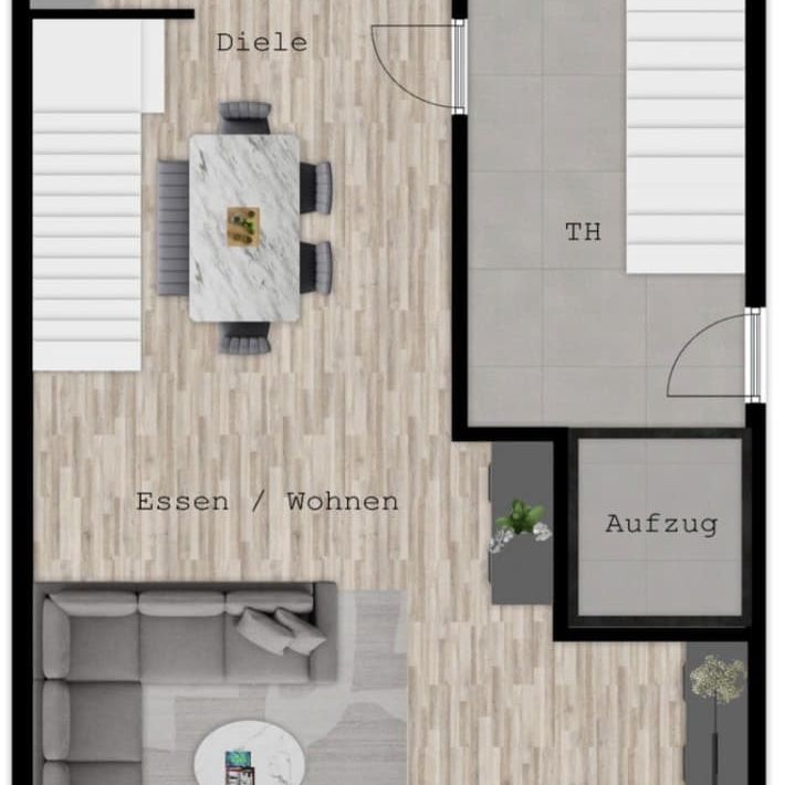 Neubau von 6 barrierearmen Komfort-Mietwohnungen in zentraler Lage von Oberhausen-Mitte - Photo 1