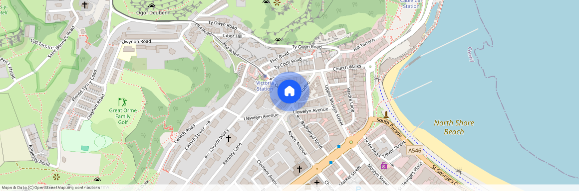 Tudno Street, Llandudno, Conwy, LL30