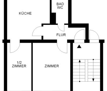 gemütliche 2-Zimmer-Wohnung sucht neuen Mieter // 1. OG links - Photo 4