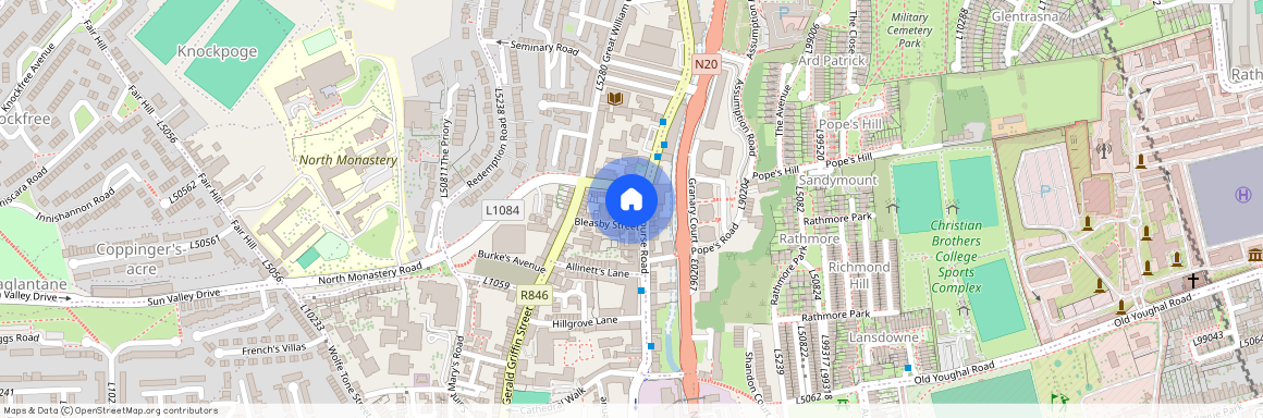 Apt 1, Block A, 21 - 24 Watercourse Road, Cork City, Co.Cork, T23 vp77