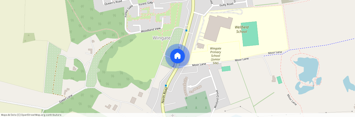 North Road West, Wingate