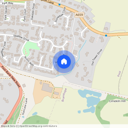 Bramble Court, Otley, West Yorkshire, UK, LS21 1QW, Pool In Wharfedale