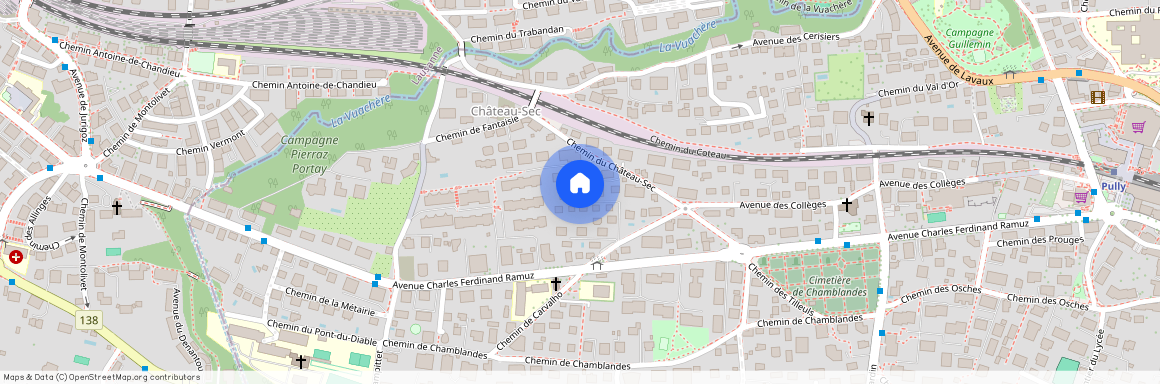 Chemin du Chateau-Sec 11, 1009 Pully