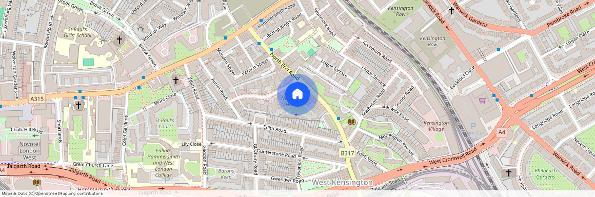 North End House, Fitzjames Avenue, London, W14