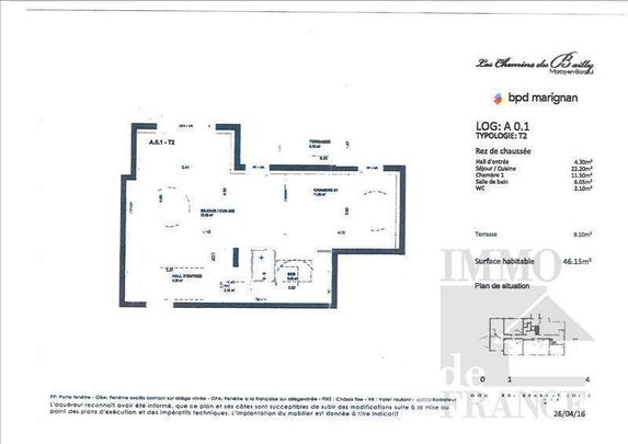 Location appartement 2 pièces 46.15 m² à Marcq-en-Barœul (59700) - Photo 1