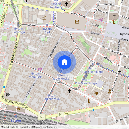 ul. Jagiellońska, Śródmieście, Bytom, śląskie