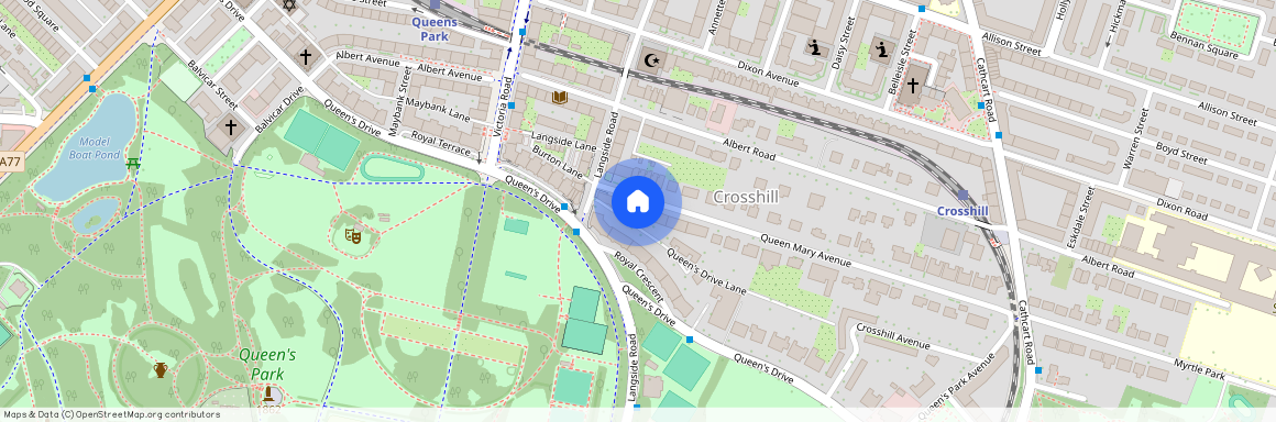 Queen Mary Avenue, 14, Glasgow, Queens Park, G42 8DT