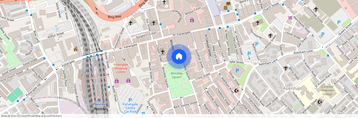 Winckley Square, Preston, Lancashire, PR1