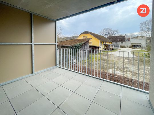 Geförderte 2-Zimmer-Wohnung mit Tiefgaragenparkplatz und Loggia in Gallspach. Erstbezug! - Photo 1