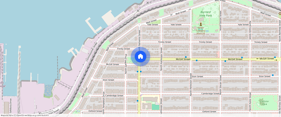 google map, Vancouver, Vancouver, Metro Vancouver, V5K