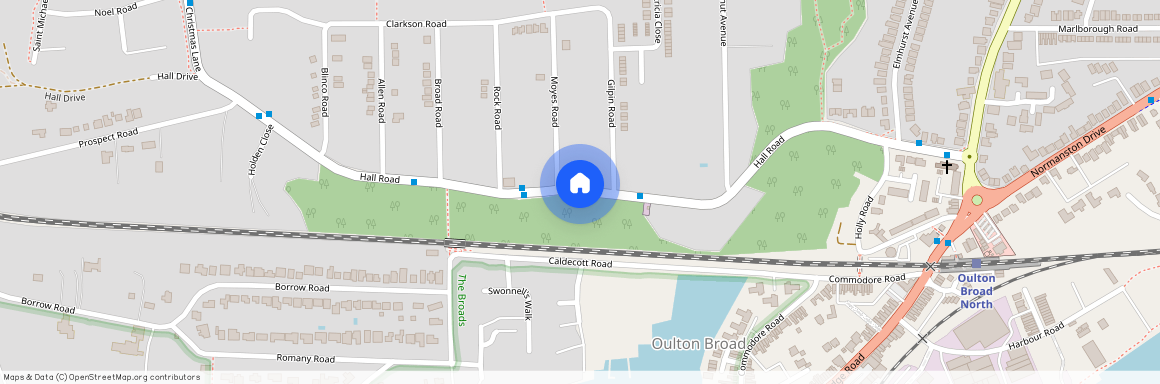 Hall Road, Oulton Broad, NR32