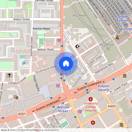 163 Drummond Street, London, England, NW1