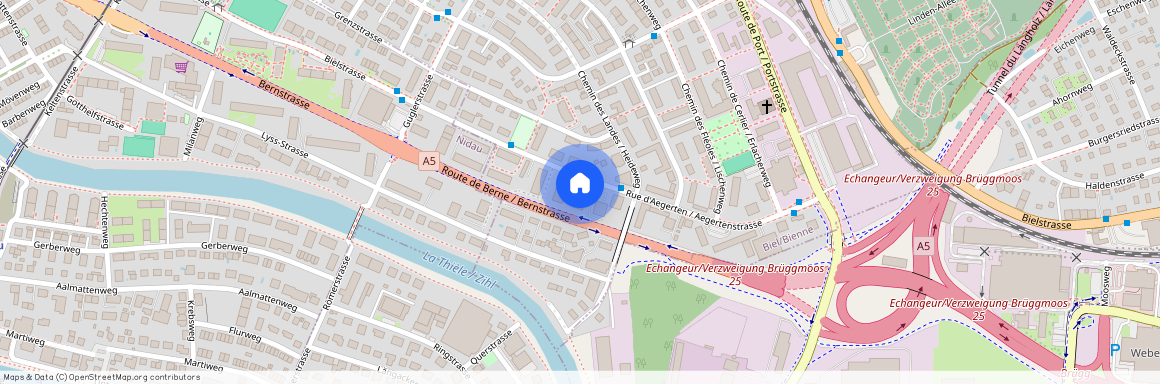 2503, Biel/Bienne, Rue D'aegerten / Aegertenstrasse, 18