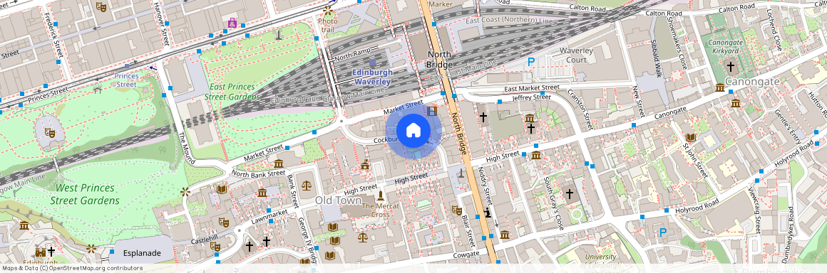 Cockburn Street Old Town, Edinburgh, EH1 1BS