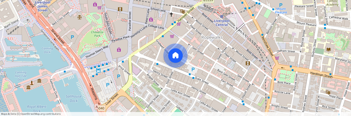 Open Plan Studio with Balcony, One Wolstenholme Square, L1