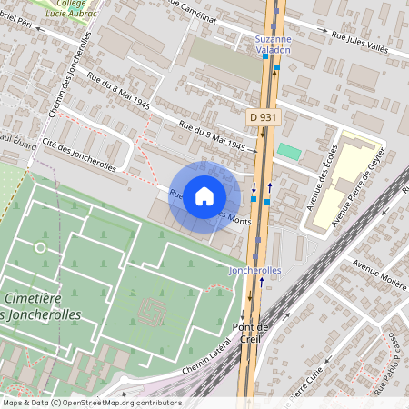 Rue des Rouges-Monts, Francja, Pierrefitte-Sur-Seine