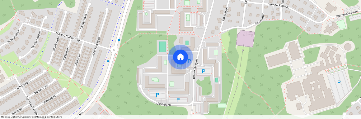 Fjärilstigen 2, Blombacka