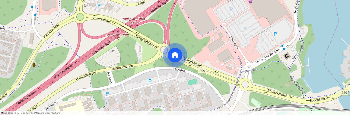 Sjöfrökens väg, Botkyrka