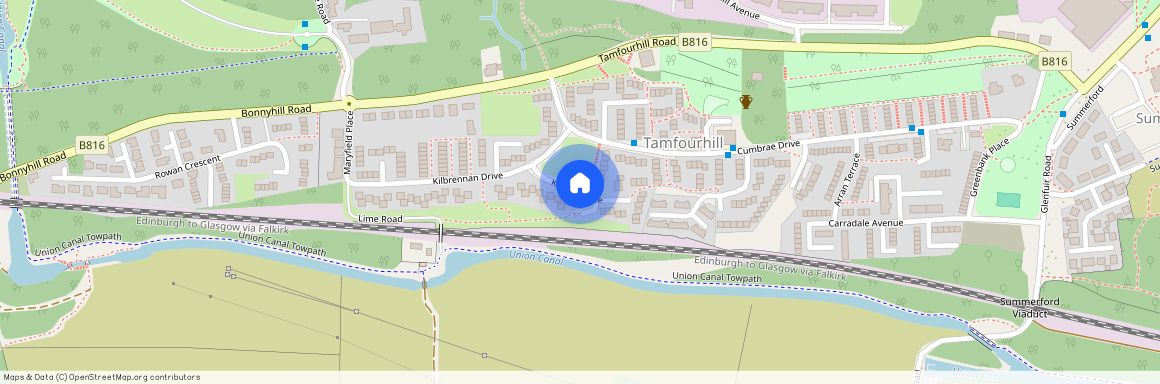 Kintyre Place, Tamfourhill, Falkirk, ..., FK1 4SF, Falkirk