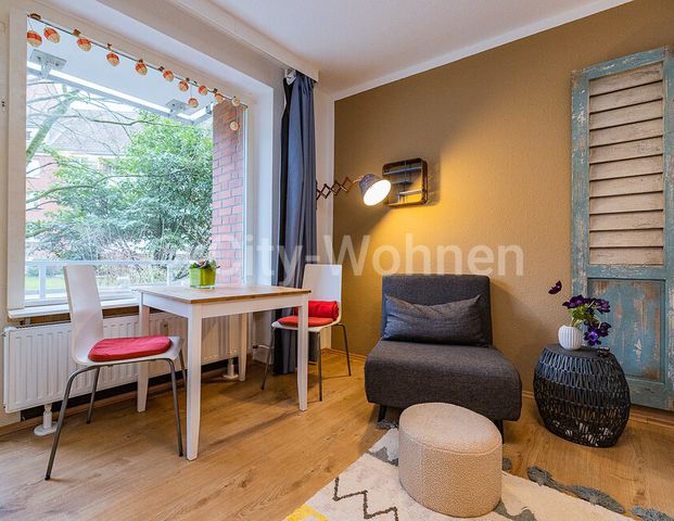 Komplett ausgestattetes Single-Apartment mit Loggia in Hamburg-Hoheluft - Photo 1