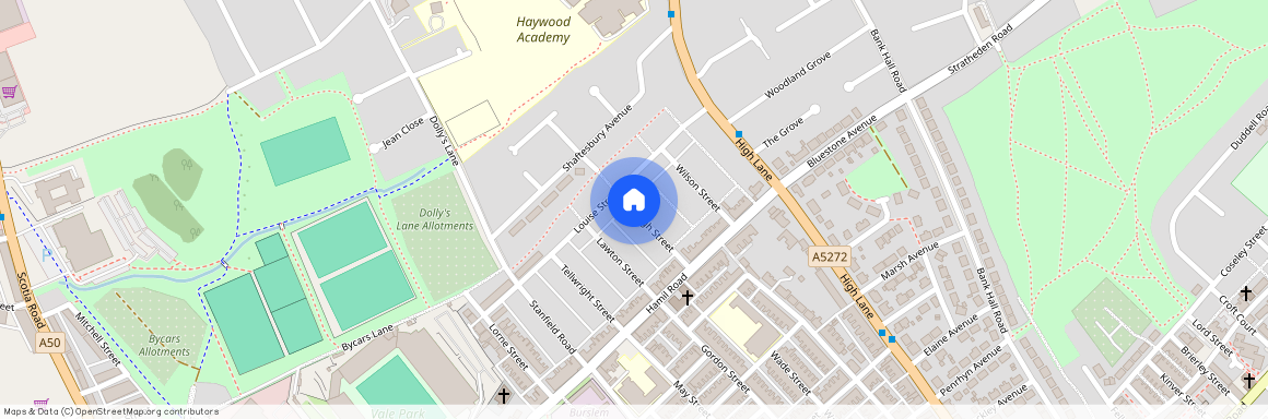 Leigh Street Burslem, Stoke-On-Trent