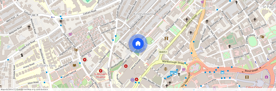 Kingsdown, Marlborough Hill Place, BS2 8HA, Bristol