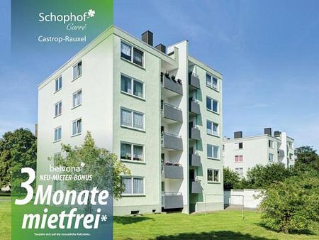 SOFORT FREI! 3 Monate mietfrei: 2 Zimmer-Ahornwohnung im Schophof Carreé! (Wohnungen Castrop-Rauxel) - Photo 3