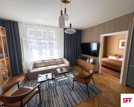 Luxusní vybavený byt 3+kk k pronájmu Křížkovského Praha 3 přelom Vinohrad - Photo 3